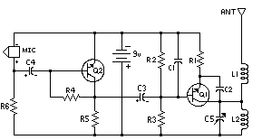 This is the schematic of the FM Transmitter