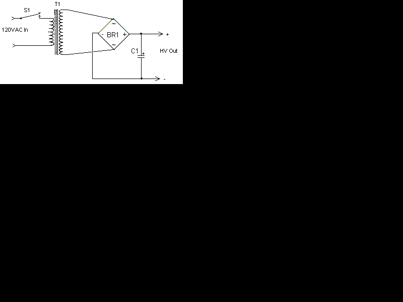 This is the schematic of the High Voltage High Current Power Supply