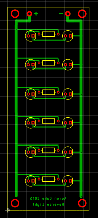Reverse Light PCB Pattern