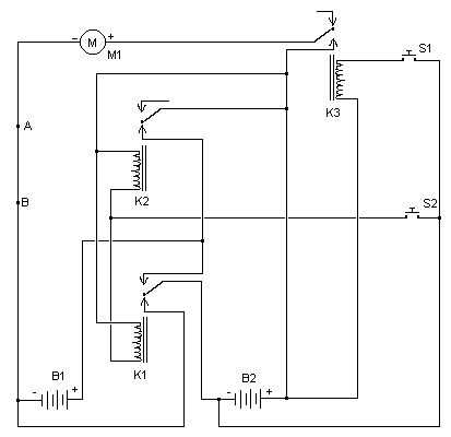 This is the schematic of the contactor motor controller