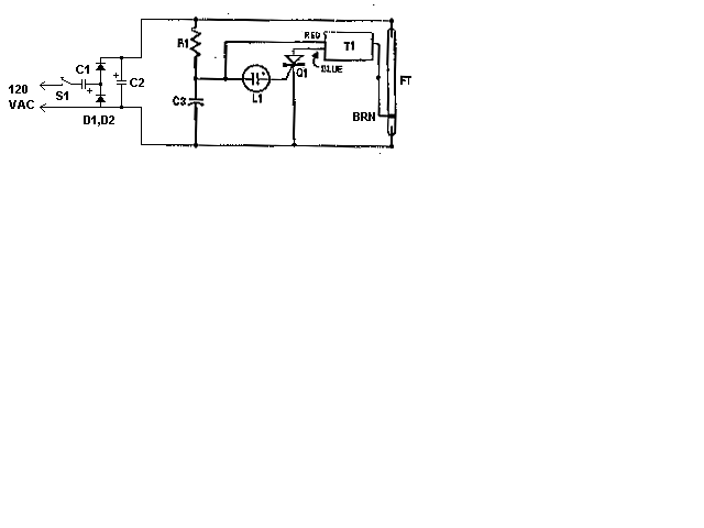 This is the schematic of the strobe light
