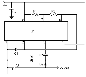 This is the schematic of the Voltage Inverter