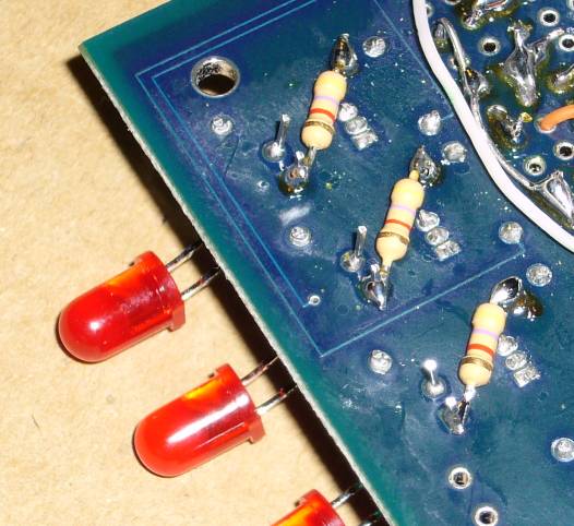 Image of 4.7K Ignition Pullup Resistors on Megasquirt board