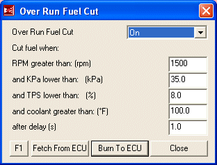 Over Run Fuel Cut, MS2, 13B Rotary