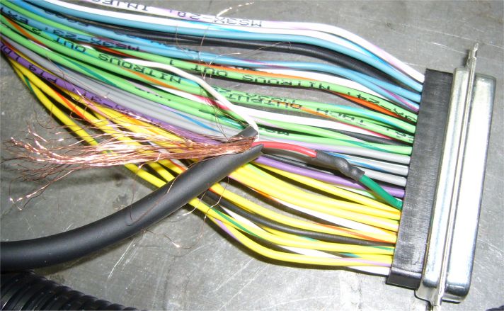 Adding shielded cable to MS3X harness