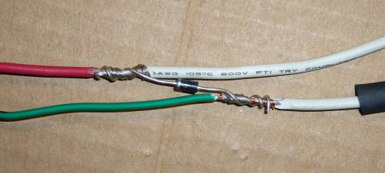 Both BAC wires connected with diode
