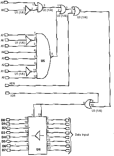 This is the schematic of the input circuit