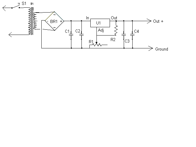 This is a schematic of the Power Supply