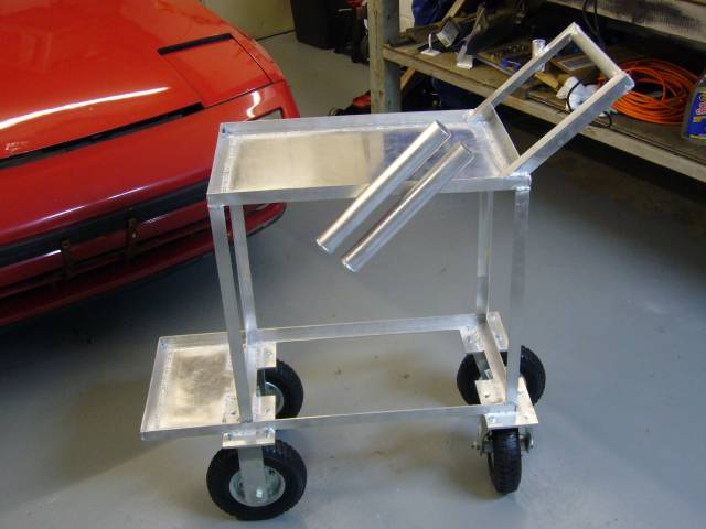Aluminum TIG Welding Cart