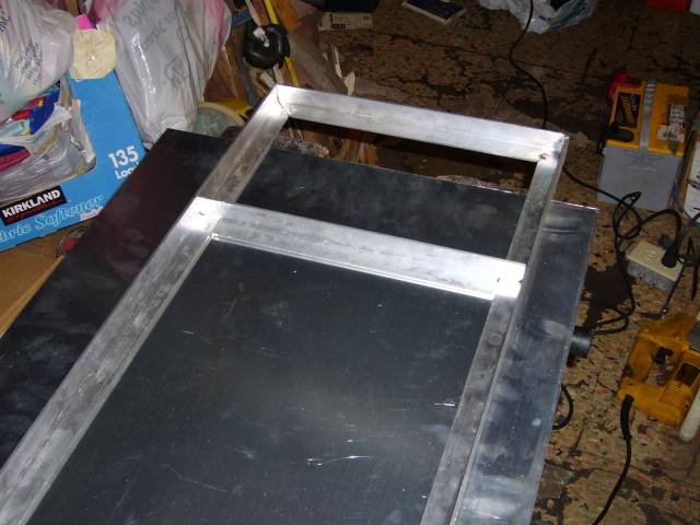 Bottom frame with rear crossmember installed