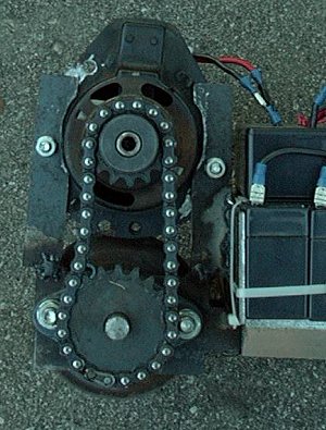 Motor mounting and chain