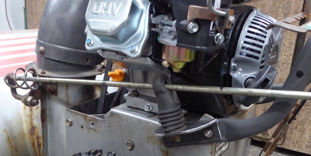 Image of new chute turner bracket