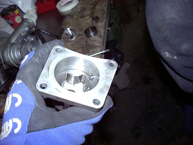Totalled oil pump.