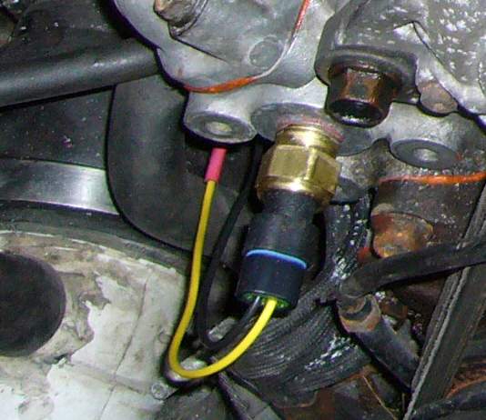Coolant Temp Sensor wired to Megasquirt