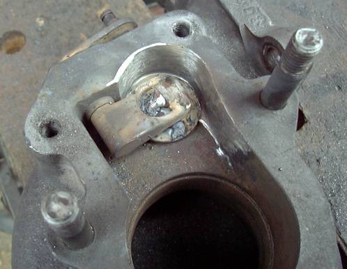 Finished wastegate port with new flapper